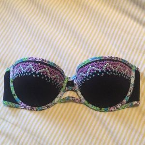 Victoria Secret beaded Swim Top